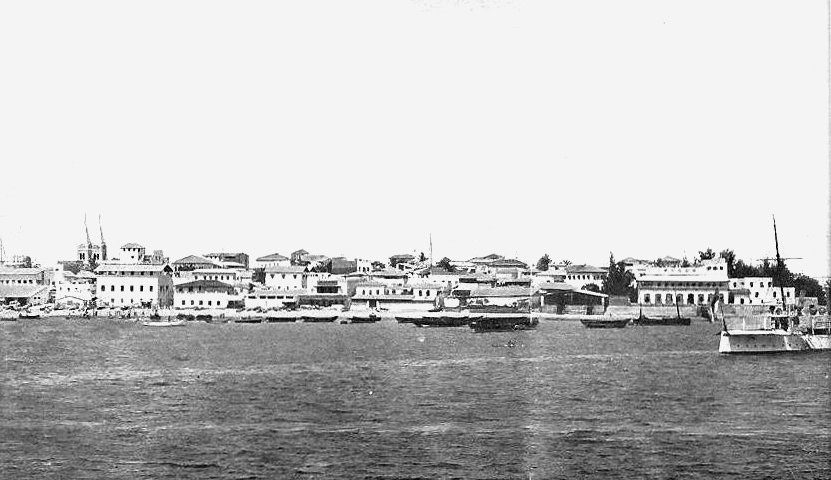 Zanzibar Town harbour taken in 1902