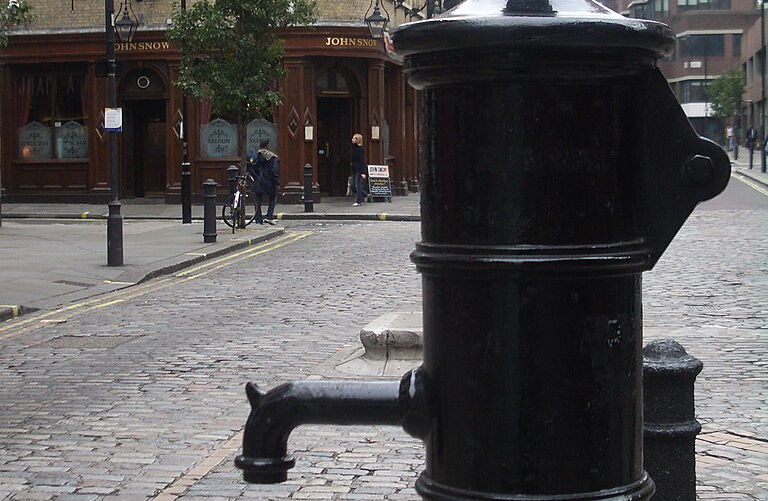 John Snow memorial and pub on Broadwick Street