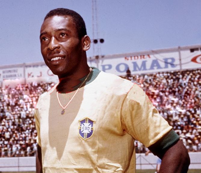 Brazilian professional footballer Pele