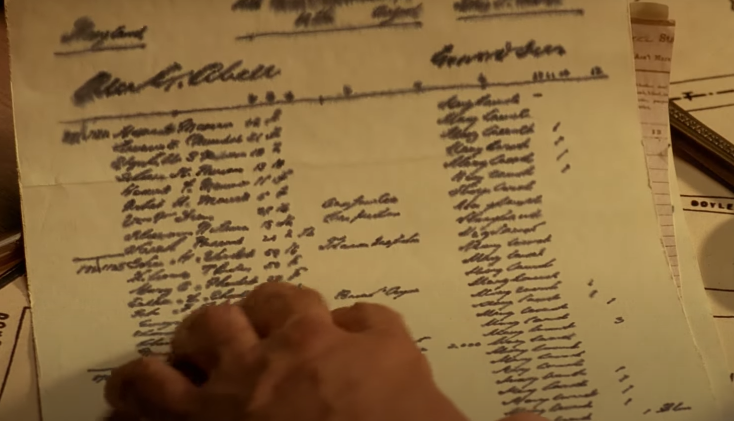 A screenshot from the movie Snow