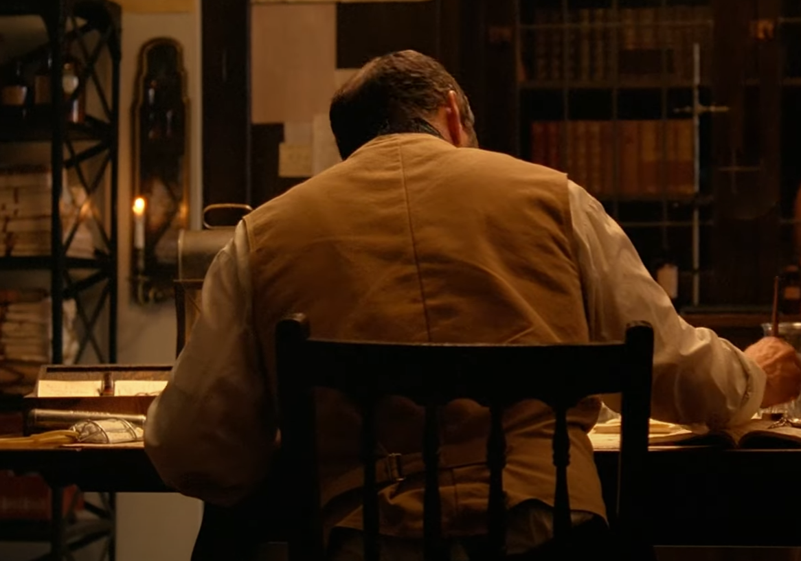 A screenshot from the movie Snow