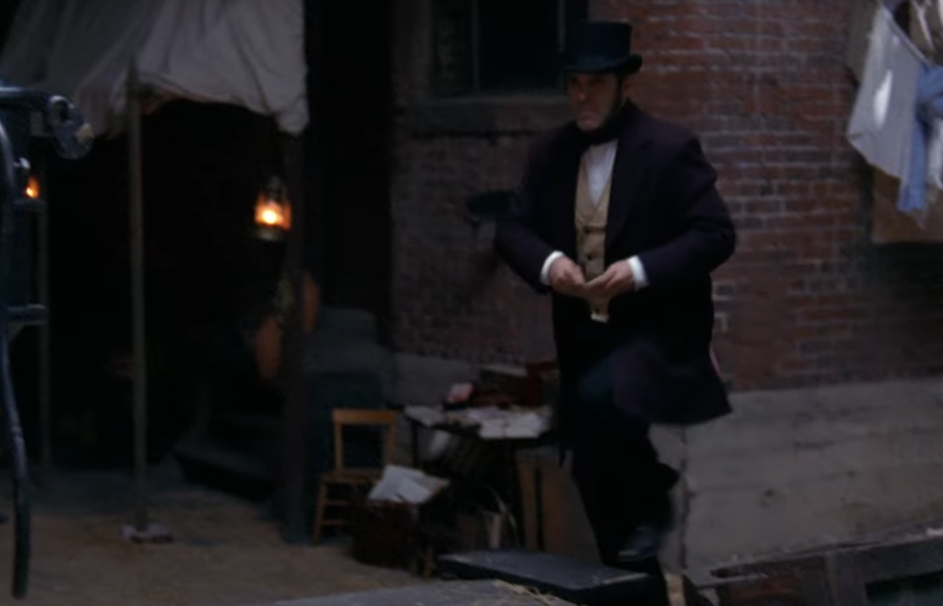 A screenshot from the movie Snow