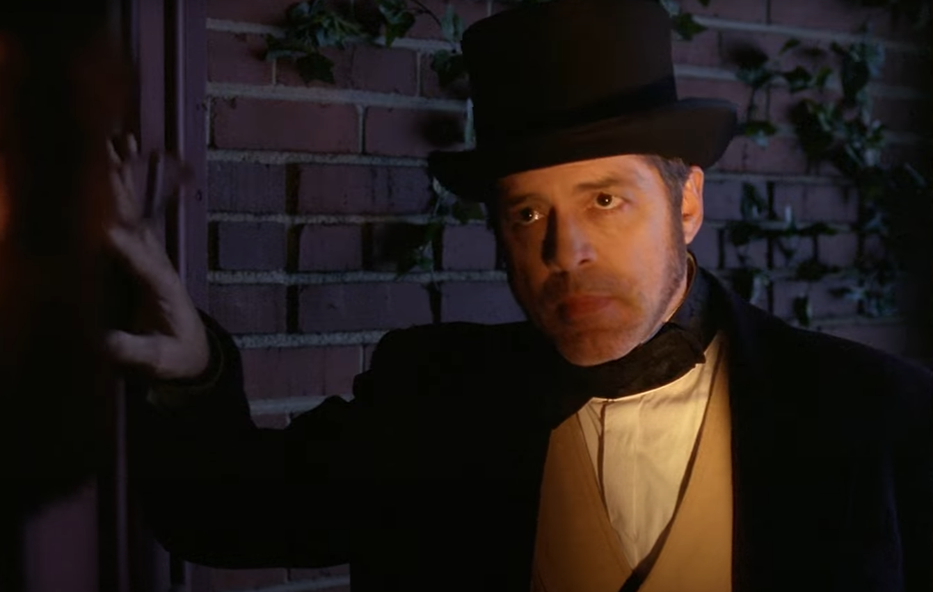 A screenshot from the movie Snow