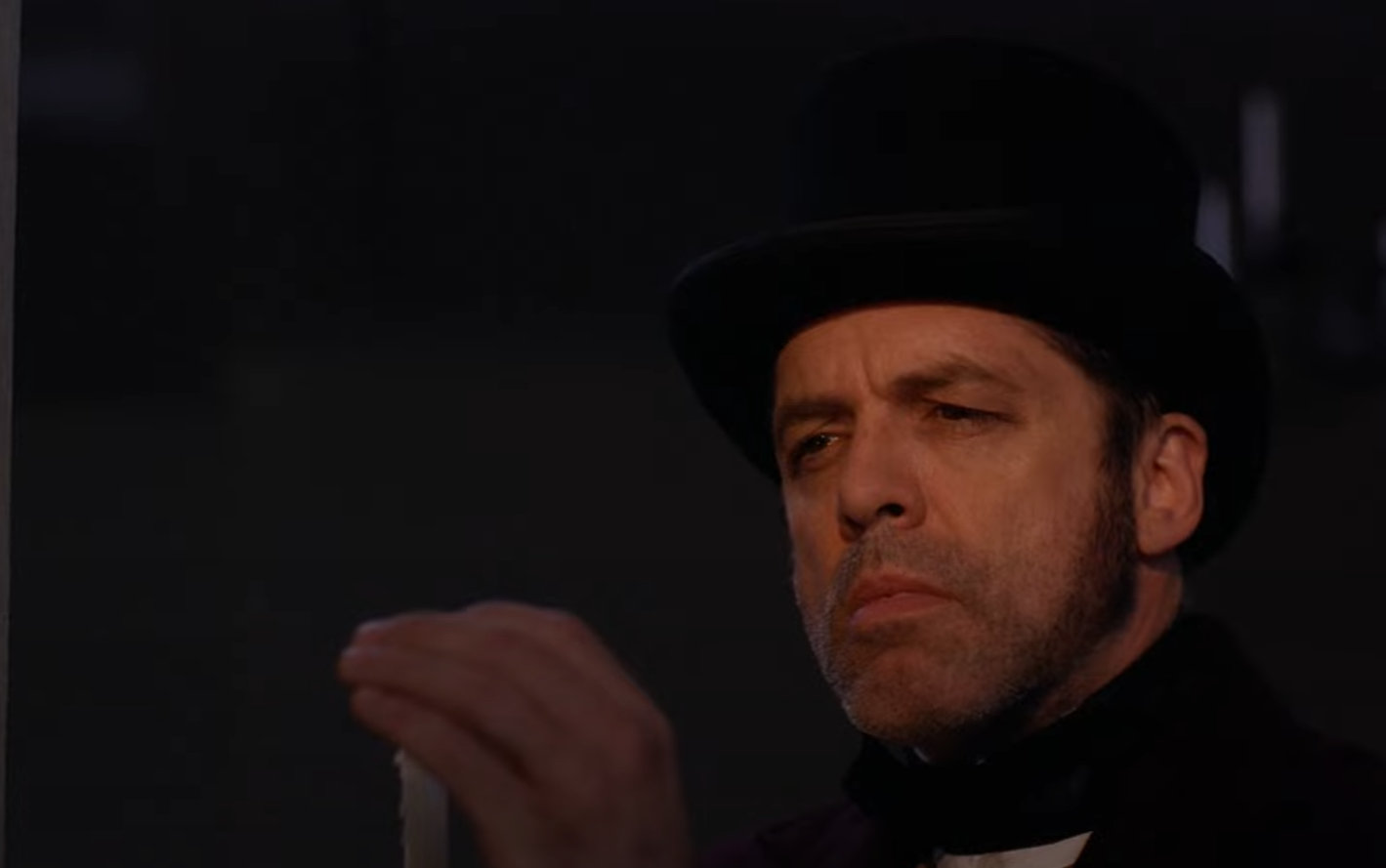 A screenshot from the movie Snow