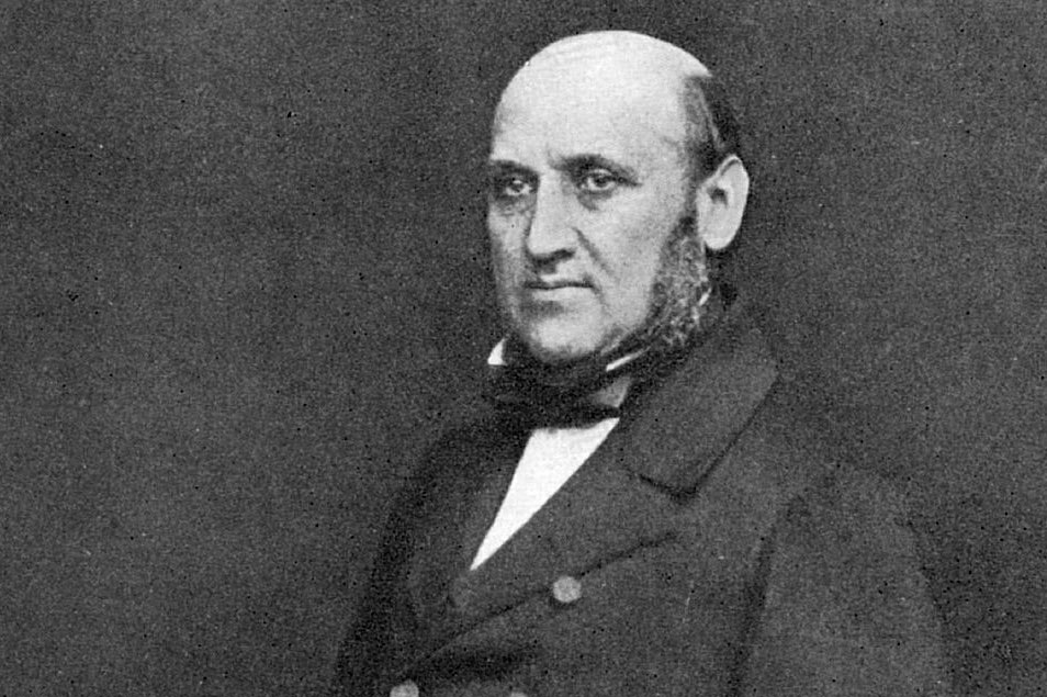 Portrait of British epidemiologist William Farr