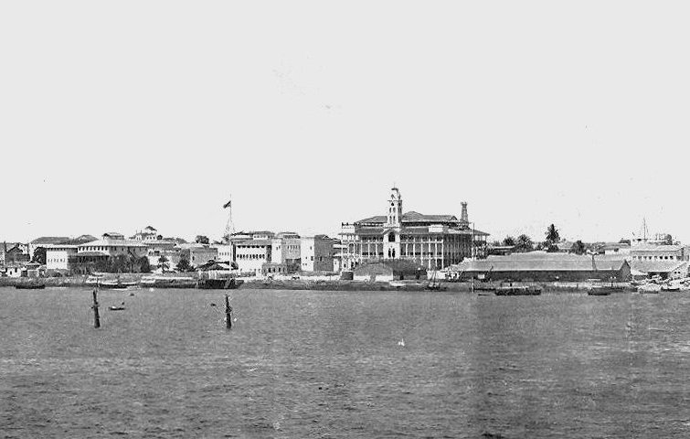 Zanzibar Town harbour taken in 1902