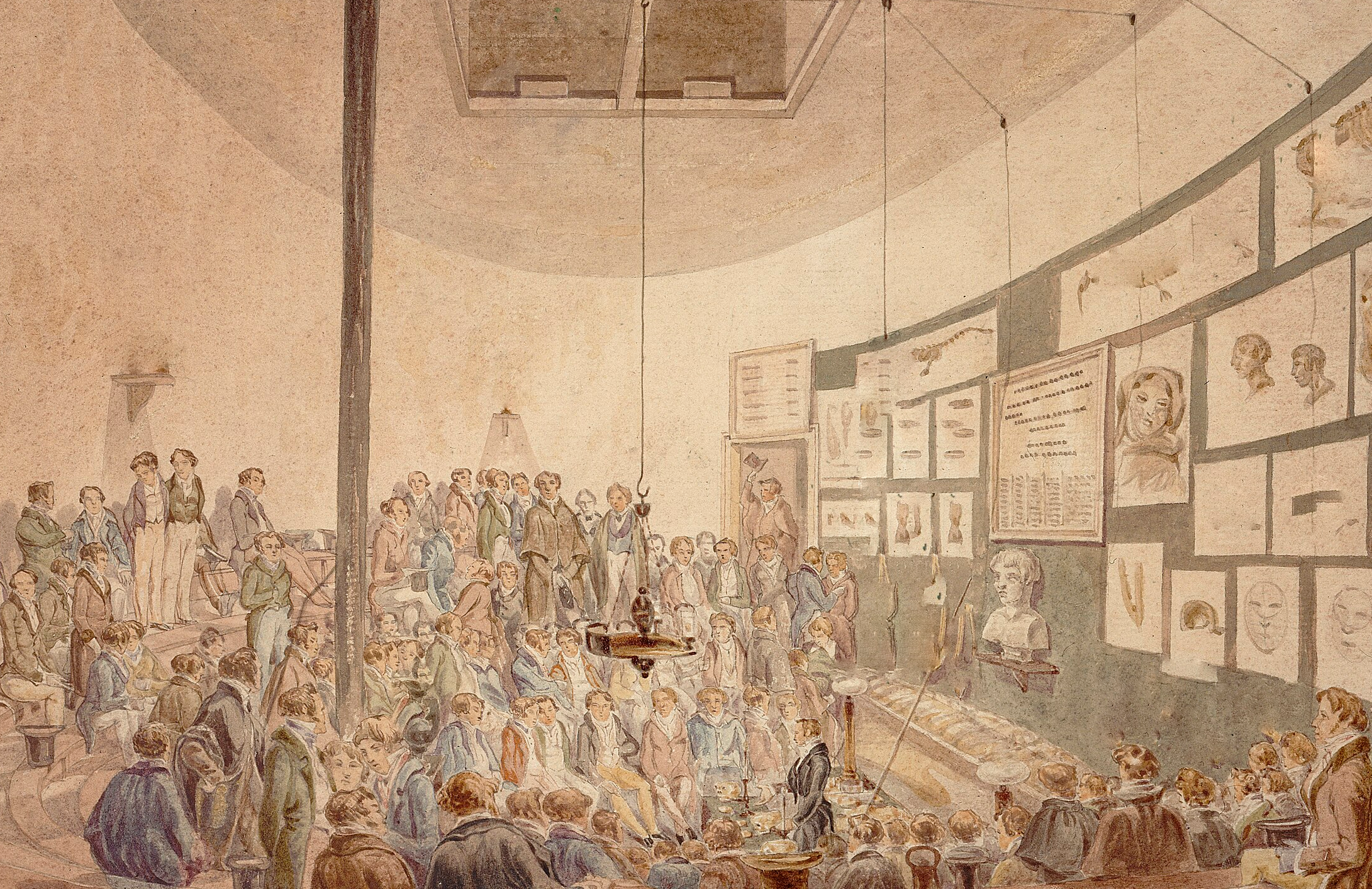 A lecture at the Hunteriana Anatomy School