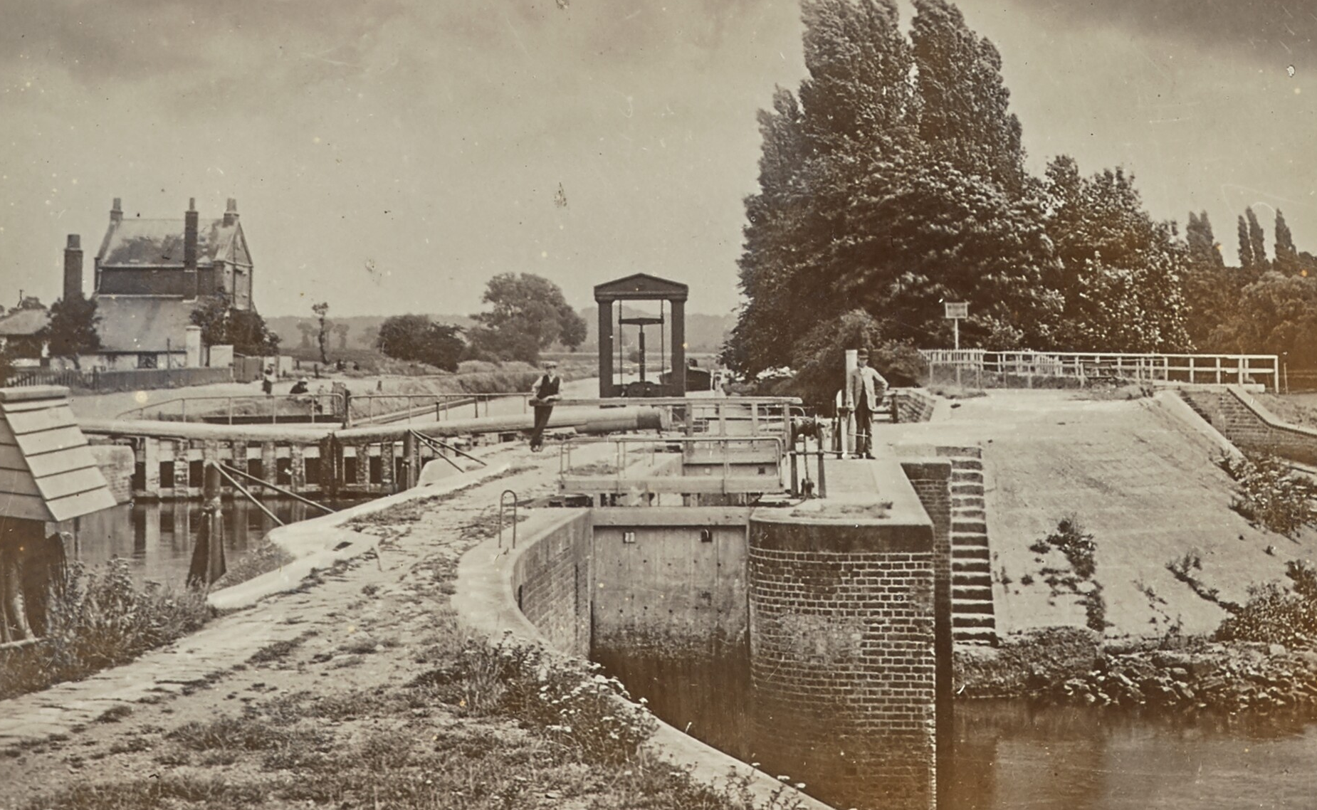 Teddington Lock in the 19th Century