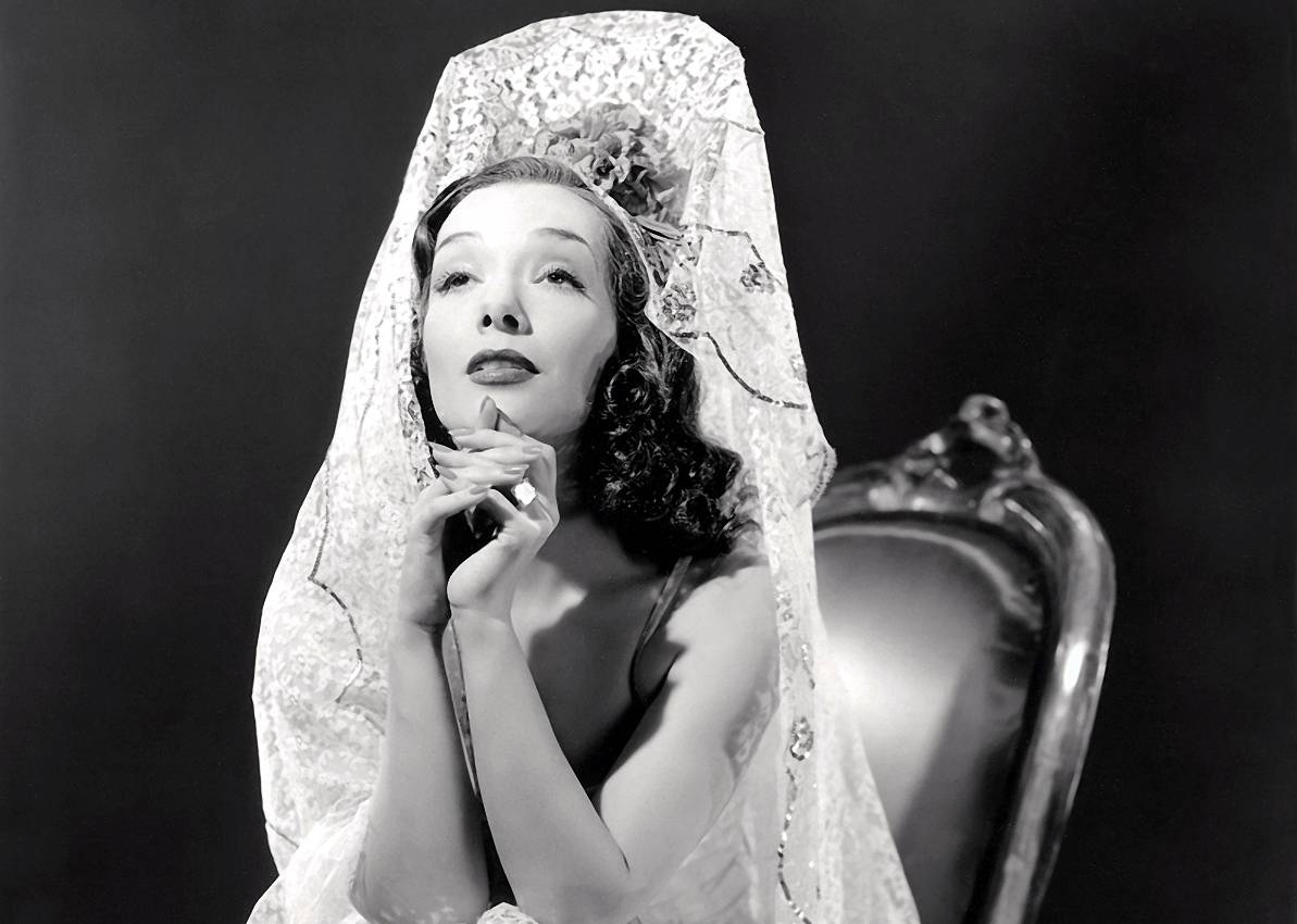 Studio publicity portrait of Lupe Vélez for film Mexican Spitfire (1940).