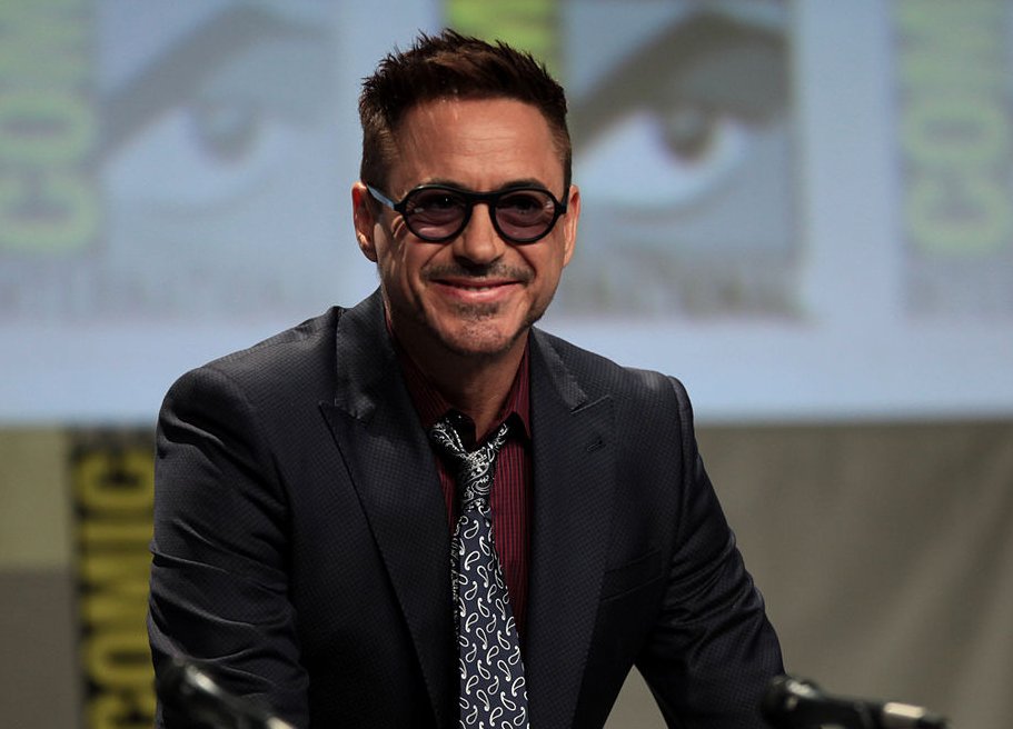 Robert Downey, Jr. speaking at the 2014 San Diego Comic Con International