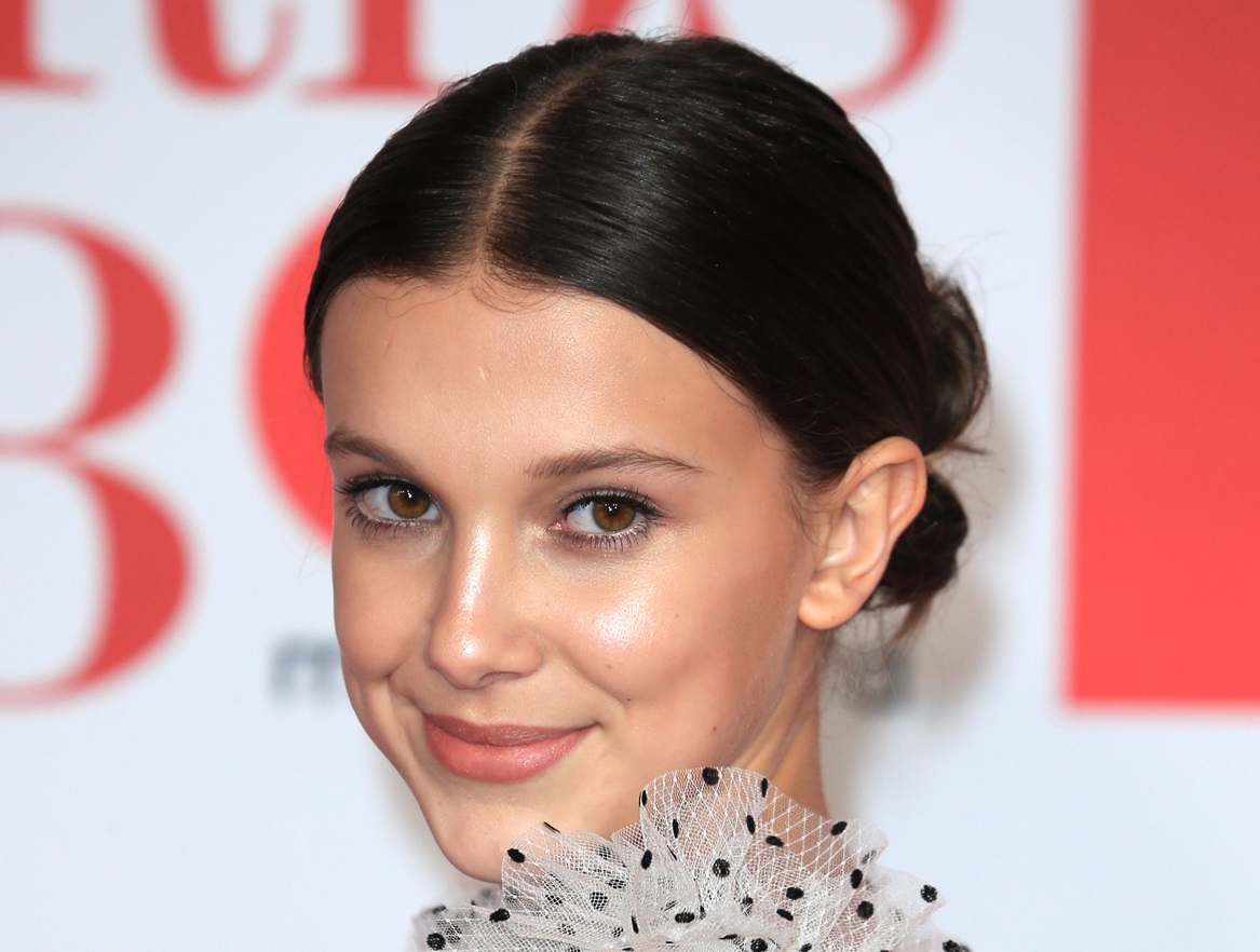 Millie Bobby Brown attends the BRITS Awards at the O2 Arena in London, UK. - 2018