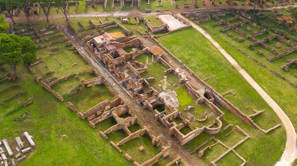Roman ruins near Rome