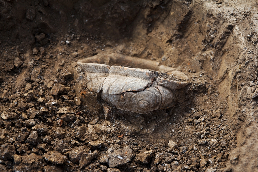 ancient clay artifact