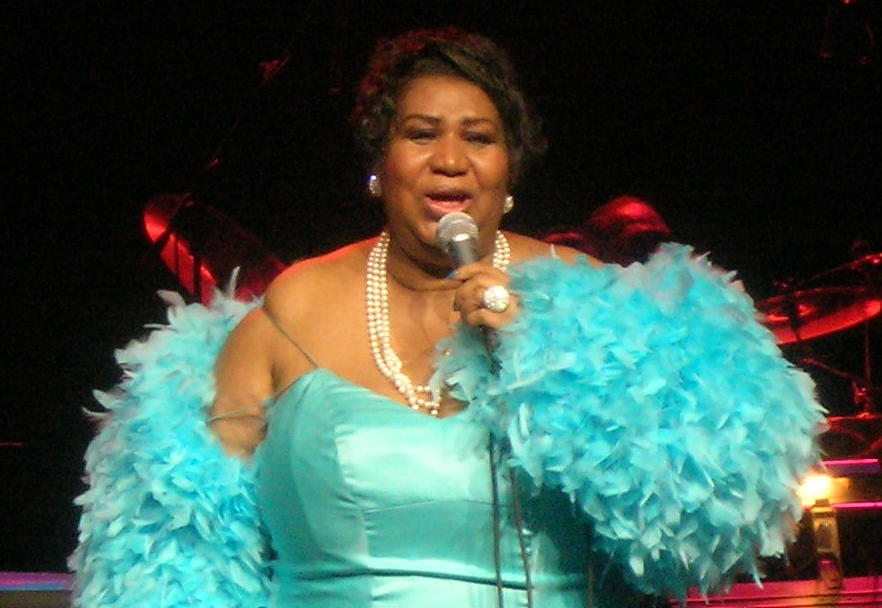 Aretha Franklin performing at the Nokia Theater in Dallas