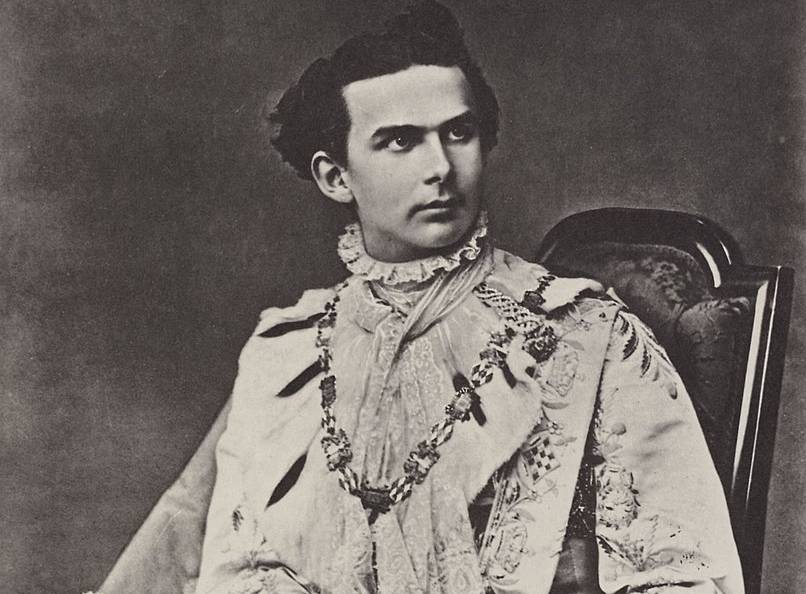 King Ludwig II seated portrait