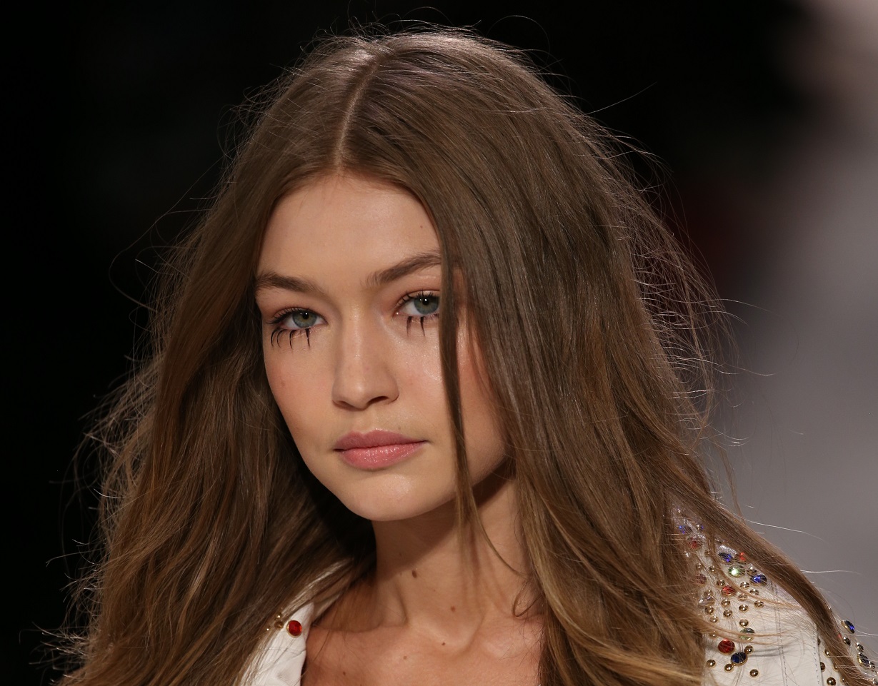 Gigi Hadid walks the runway at the Jeremy Scott show - 2017