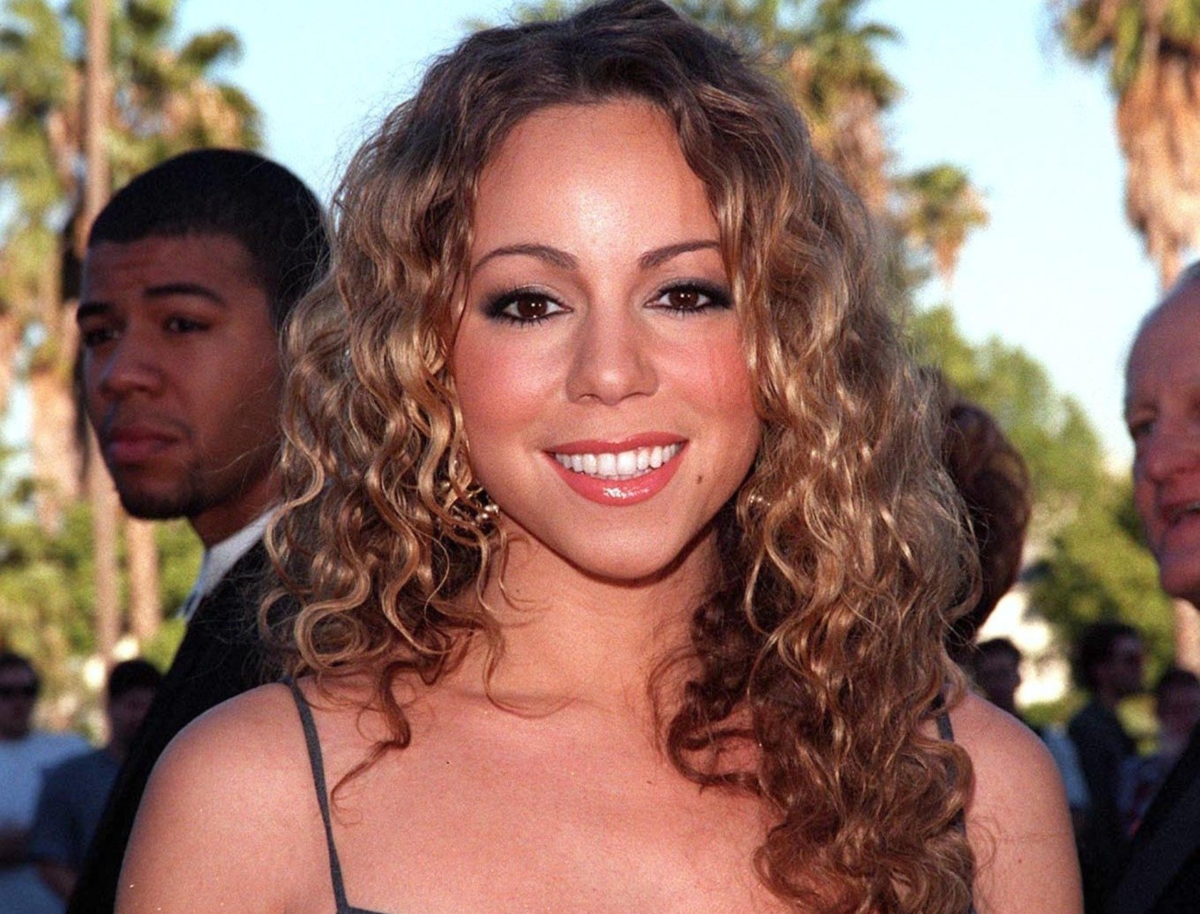 Singer MARIAH CAREY at the Blockbuster Entertainment Awards