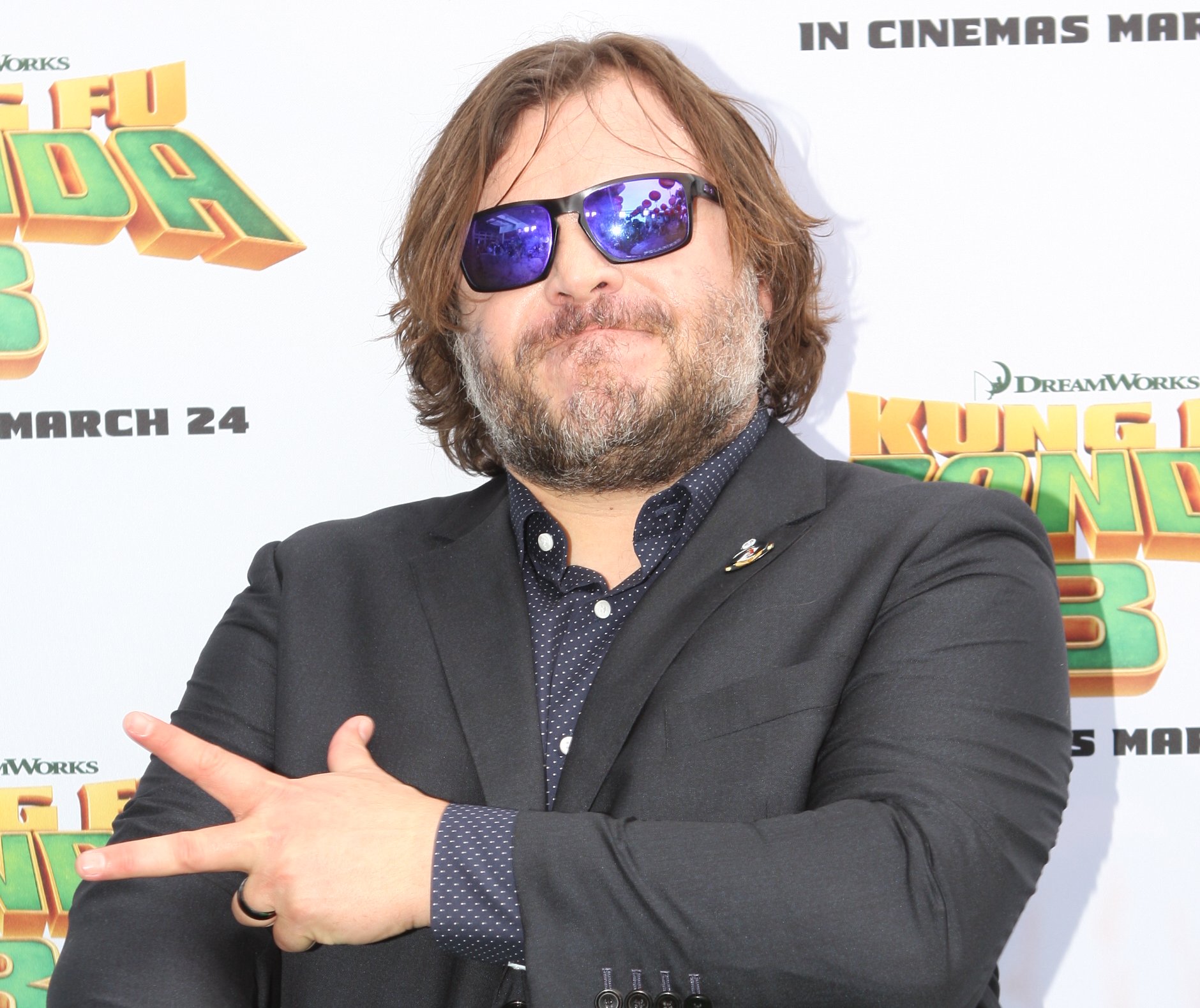 Jack Black posing for a photo