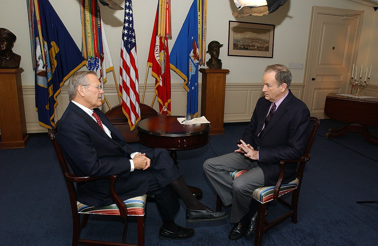 Donald Rumsfeld meets with Bill O'Reilly