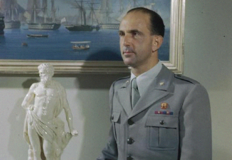 Half length portrait of the last King of Italy, Umberto II