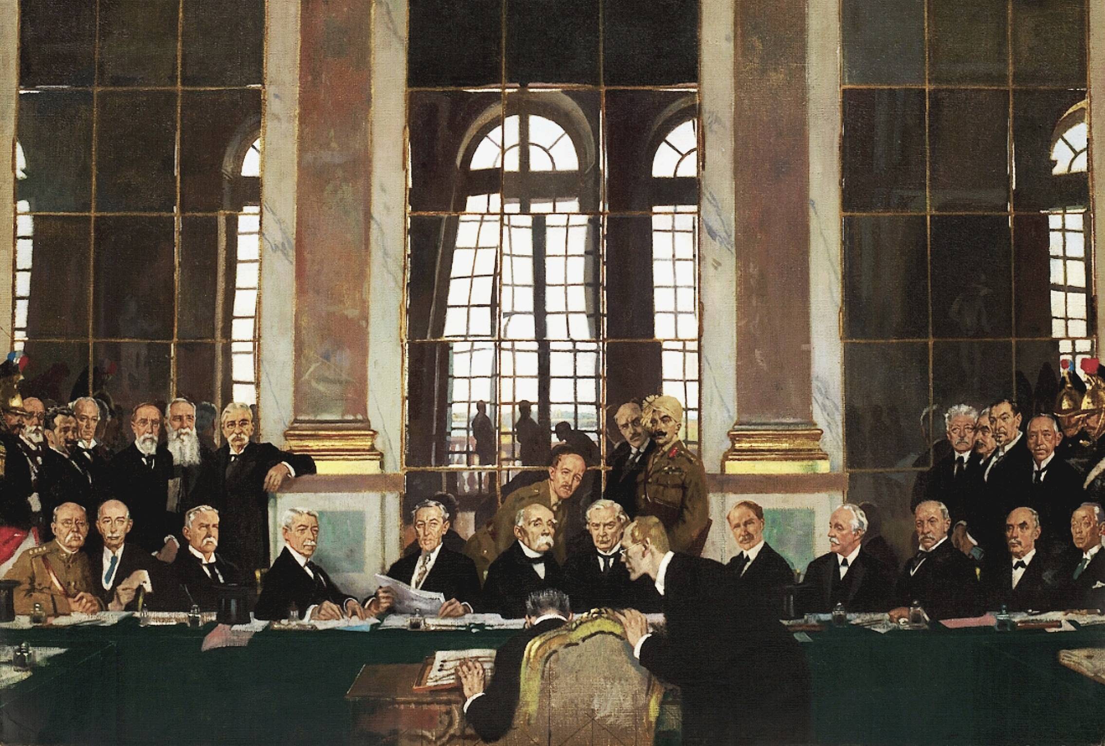 William Orpen - The Signing Of Peace In The Hall Of Mirrors