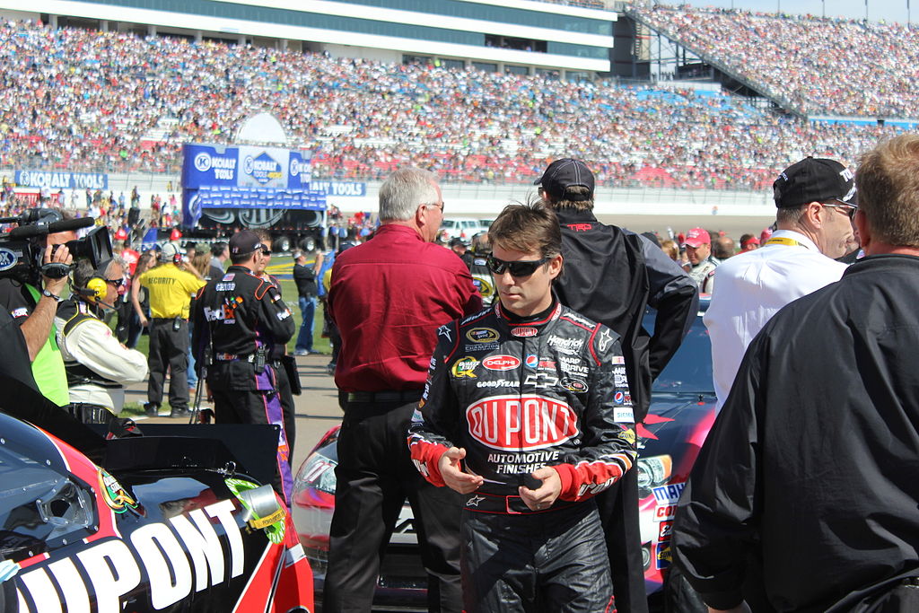 Jeff Gordon Before Start Kobalt Tools 400 2012