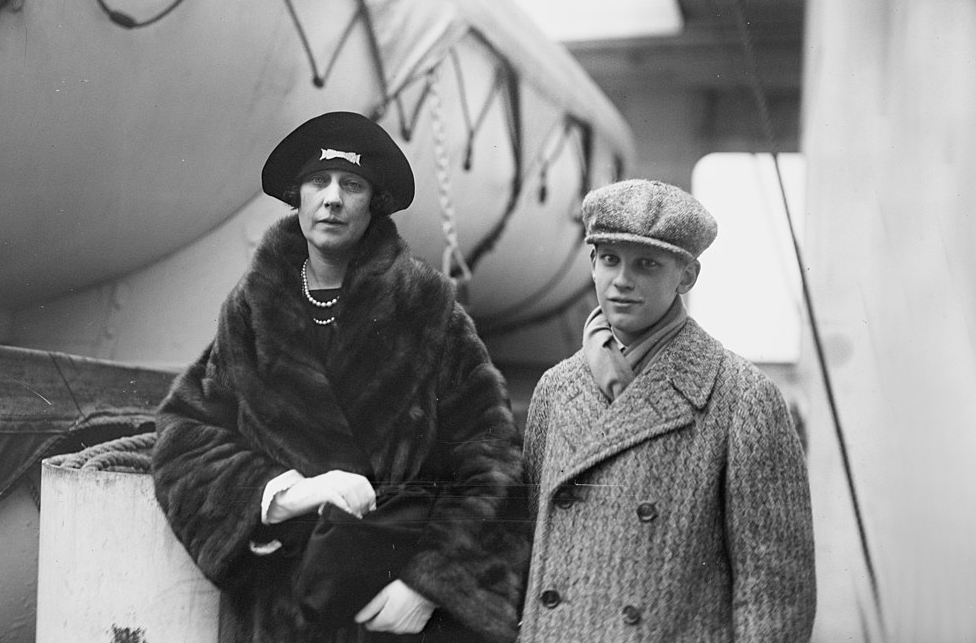 American businessman W.K. Dick with Madeleine