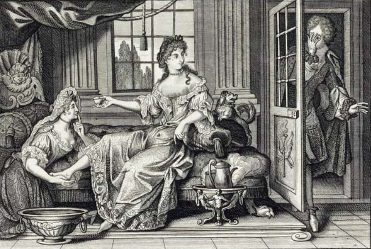 Noble woman and her maid