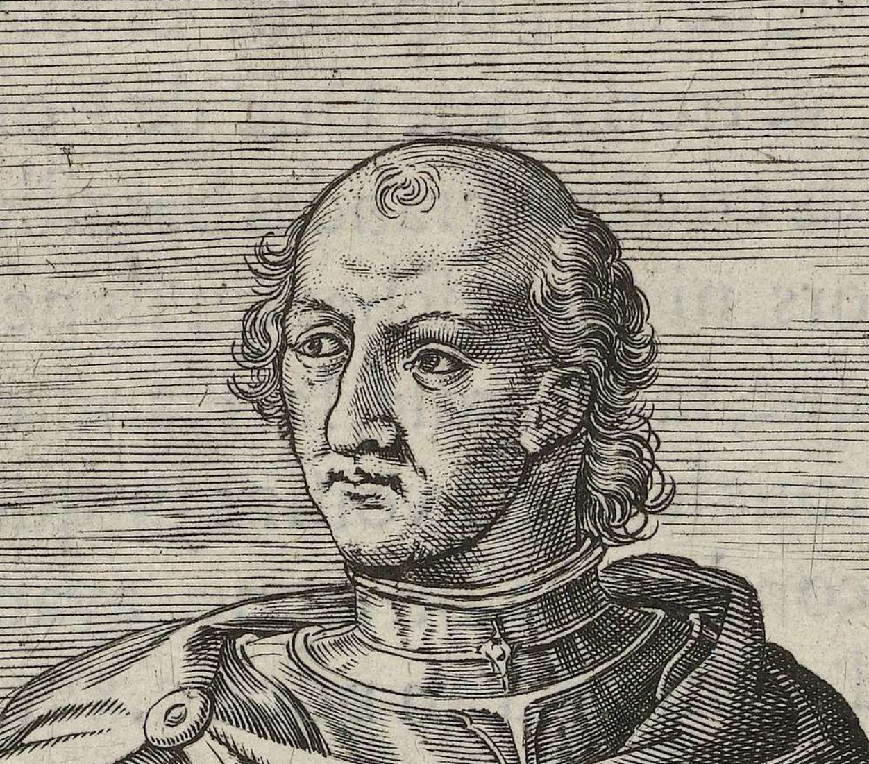 Closeup photo of a bold man