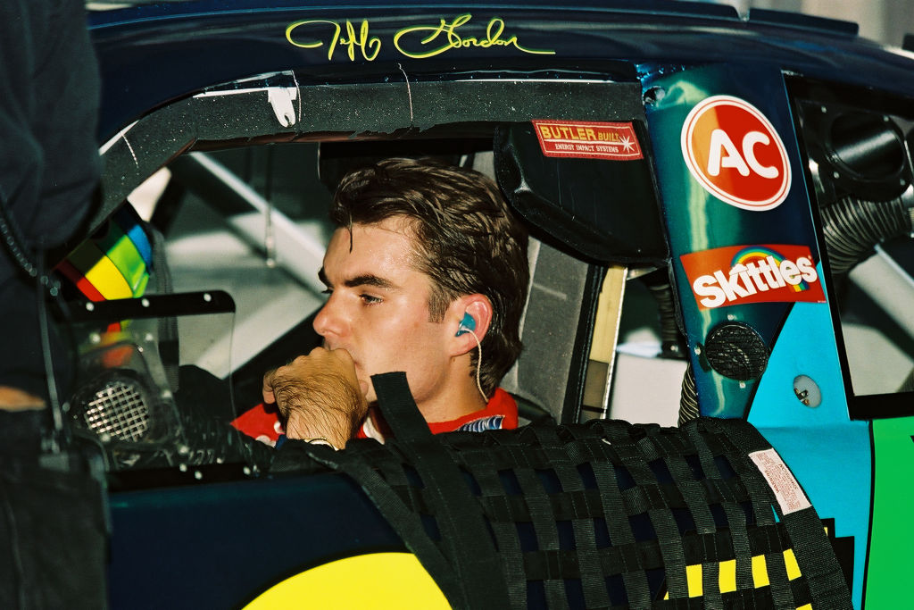 Jeff Gordon In His 24 Car Prior To The Race