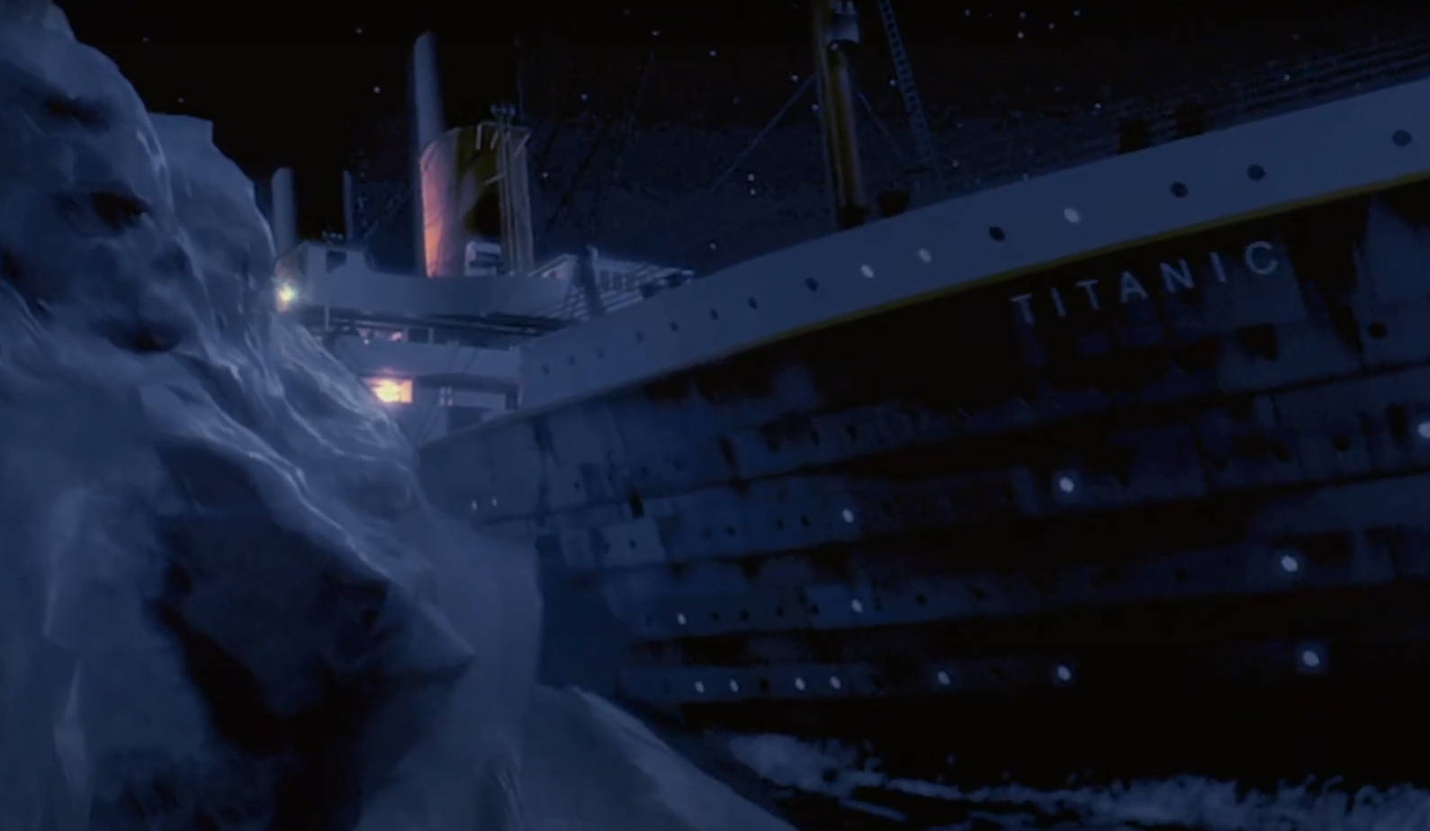 A screenshot of the miniseries Titanic