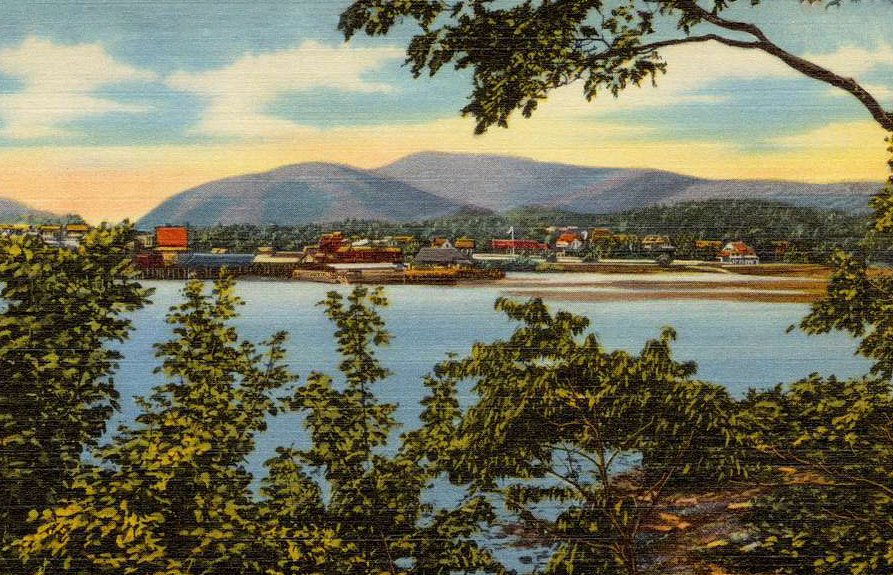 General View Of Bar Harbor, Maine