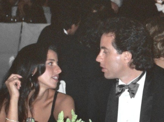 Portrait Photo of Comedian Jerry Seinfeld with his date Shoshanna Lonstein