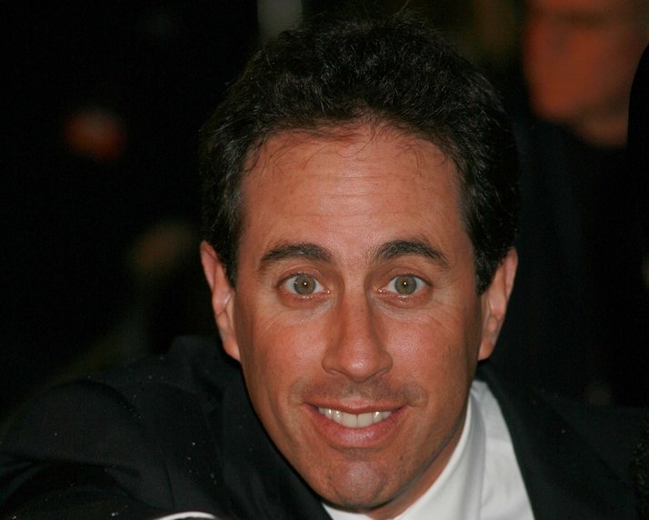 Portrait Photo of Jerry Seinfeld at the Arrivals for the UK premiere of Bee Movie