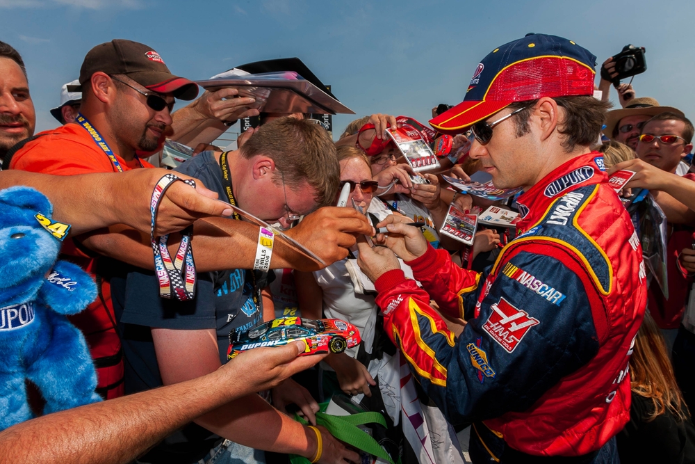 Jeff Gordon at the 3M Performance 400.