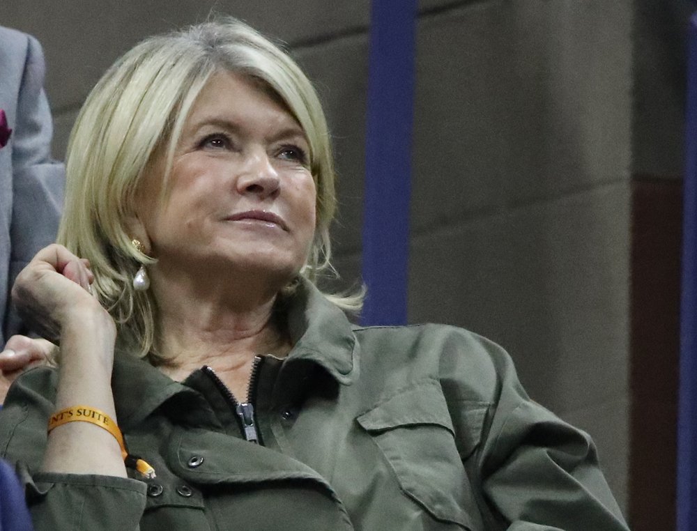 Martha Stewart attends US Open 2017 opening night ceremony