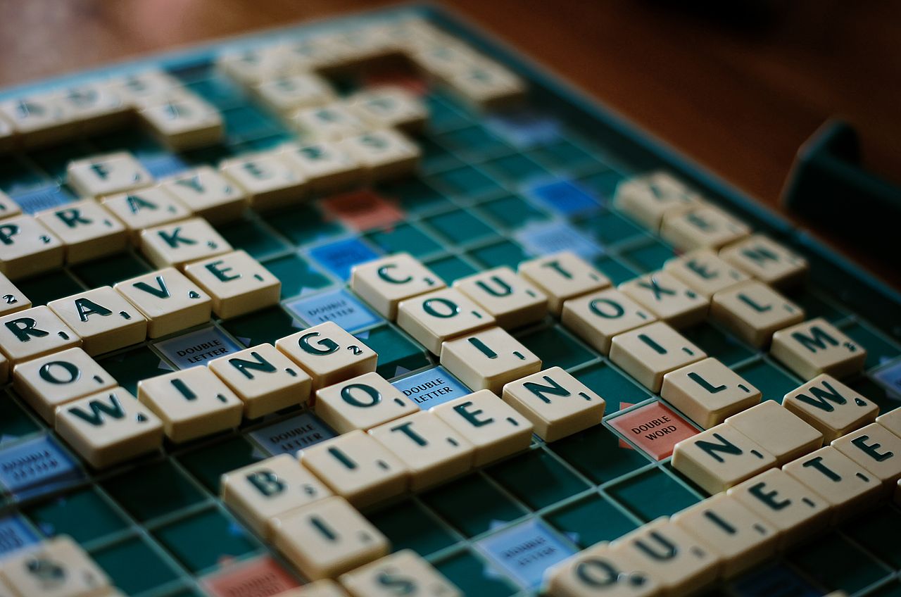 Scrabble board game