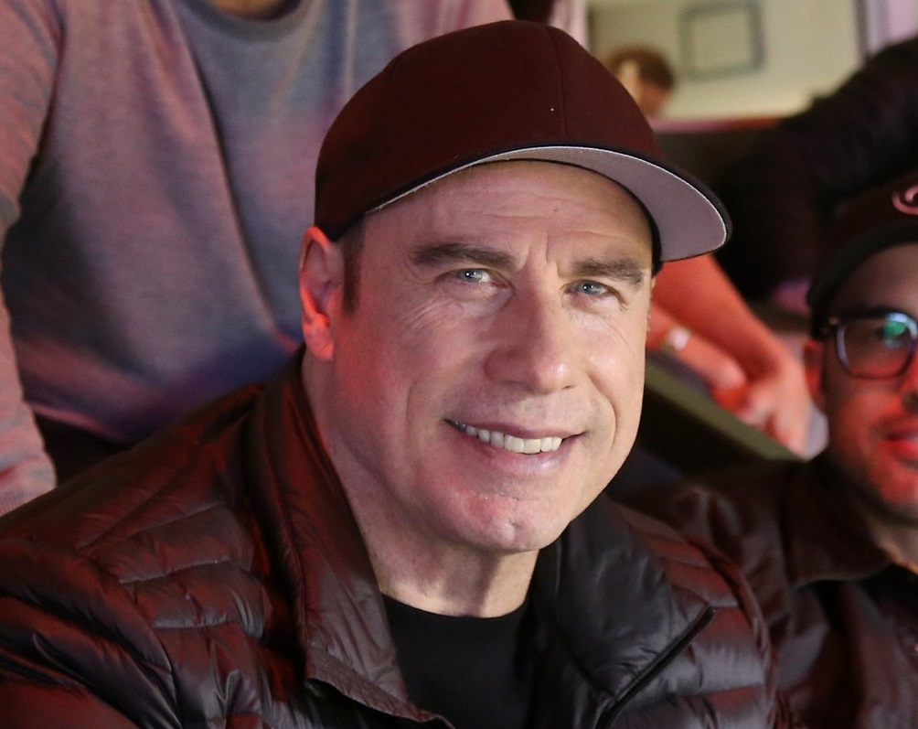 Actors Michael Pena And John Travolta Enjoys Game