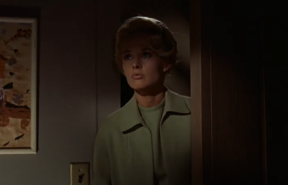 A screenshot from the movie The Birds