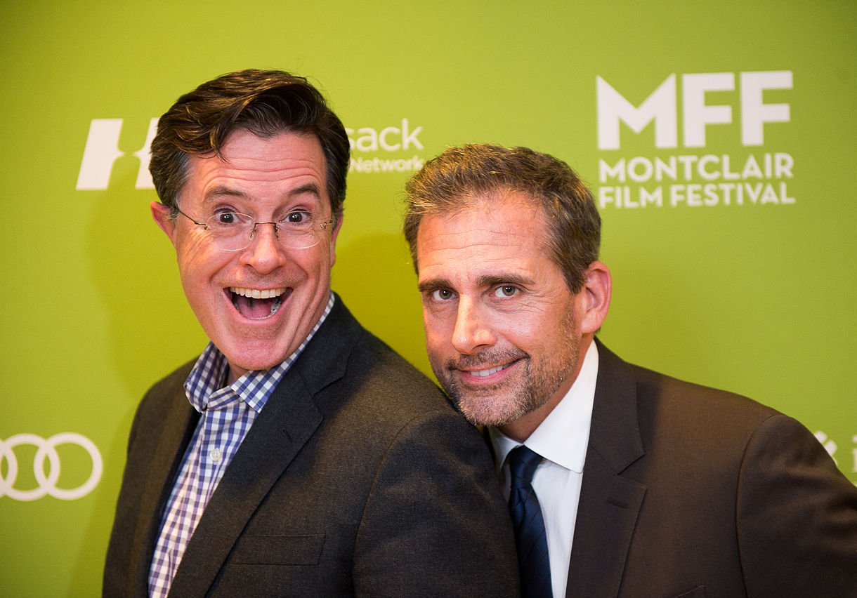 Stephen Colbert And Steve Carell at the Montclair Film Festival