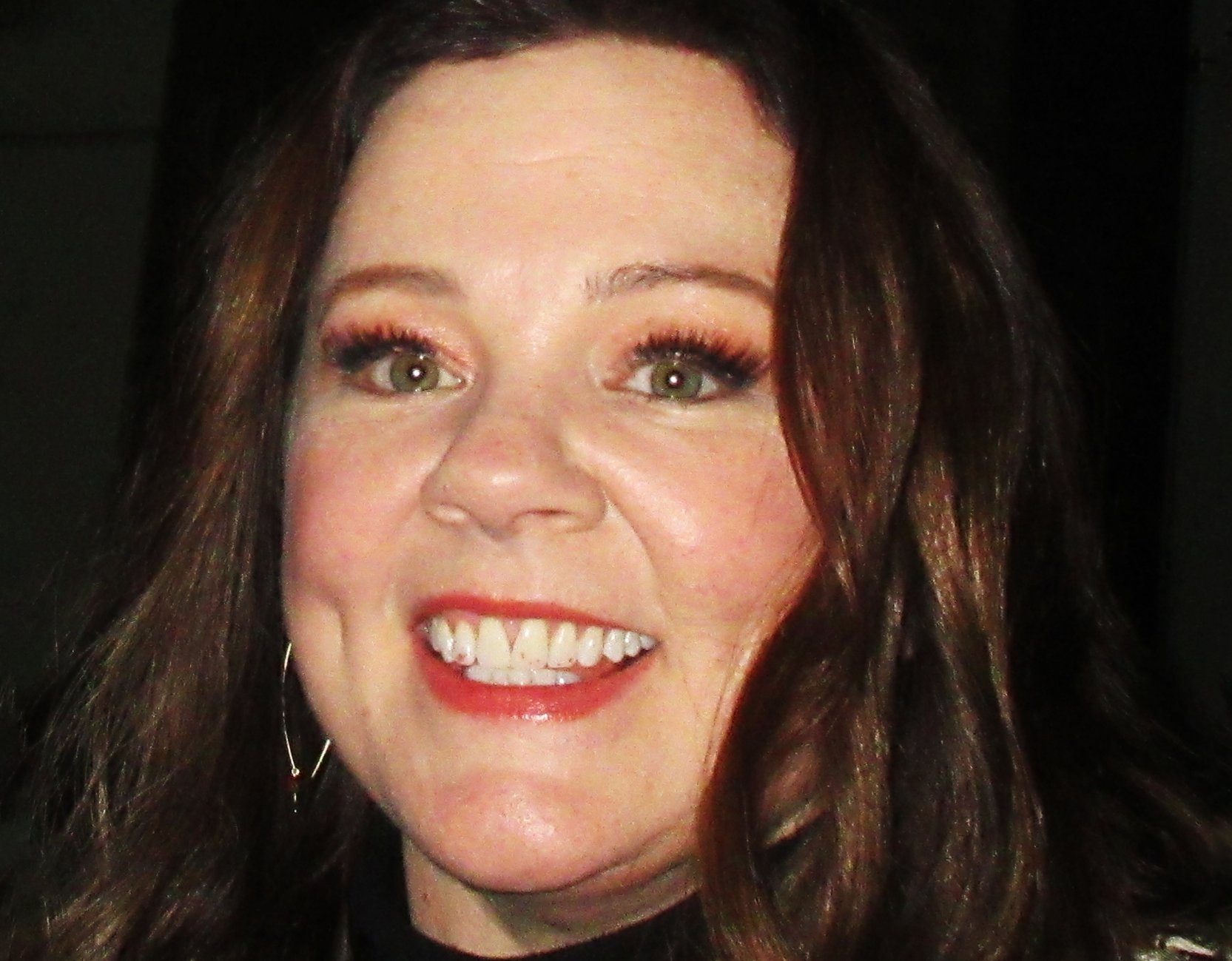 Melissa McCarthy smiling at the camera