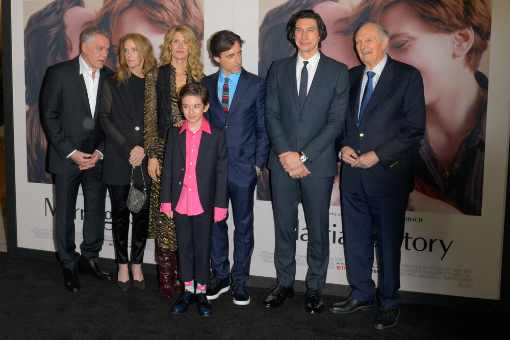 Crew from the movie "Marriage Story" attend a New York Premiere at Paris Theater.