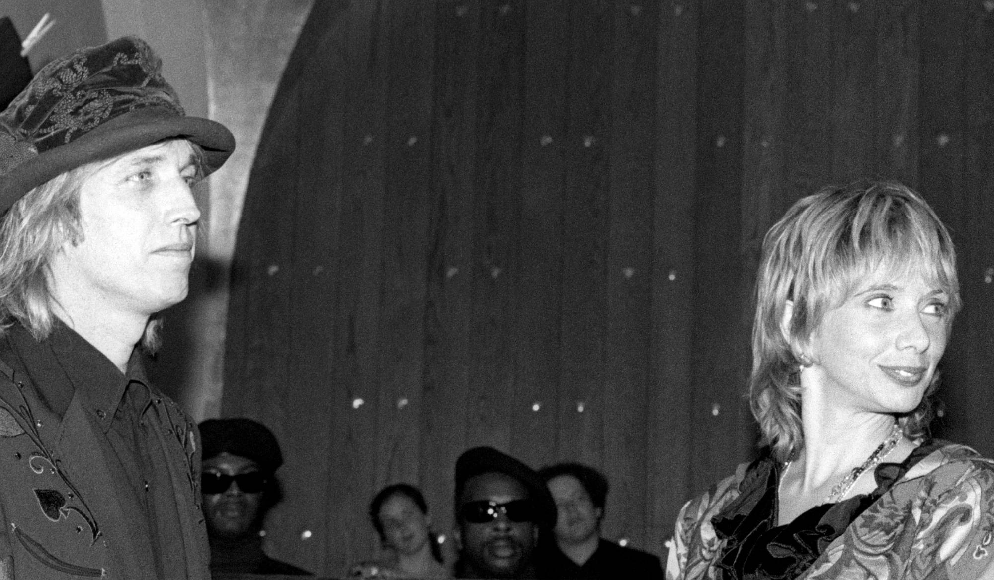 American singer, songwriter, musician, record producer, and actor Tom Petty (1950-2017) and his wife Jane Benyo