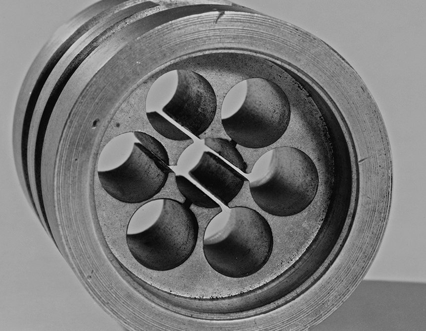 The cavity magnetron developed by John Randall and Harry Boot