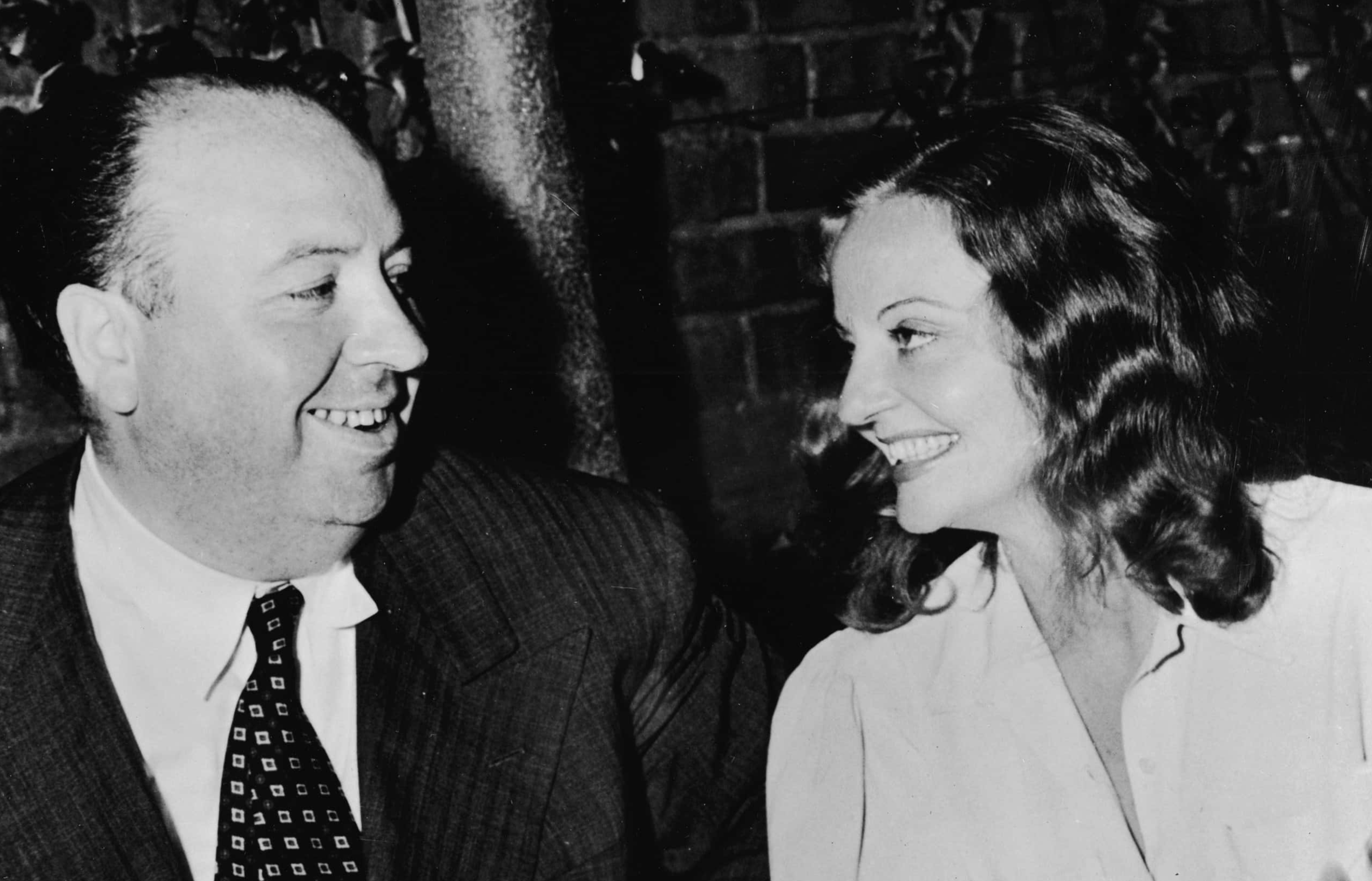 Tallulah Bankhead and  Alfred Hitchcock at event