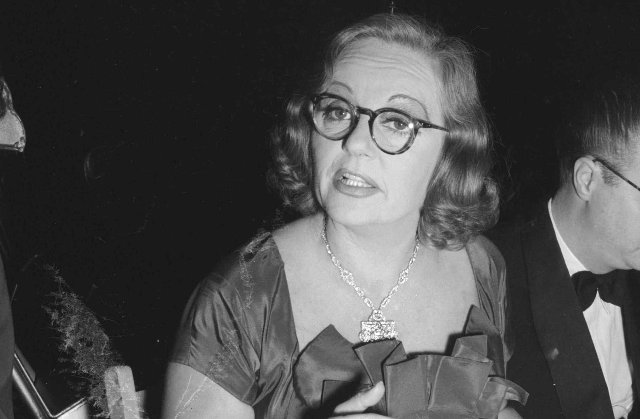 Tallulah Bankhead during recordings