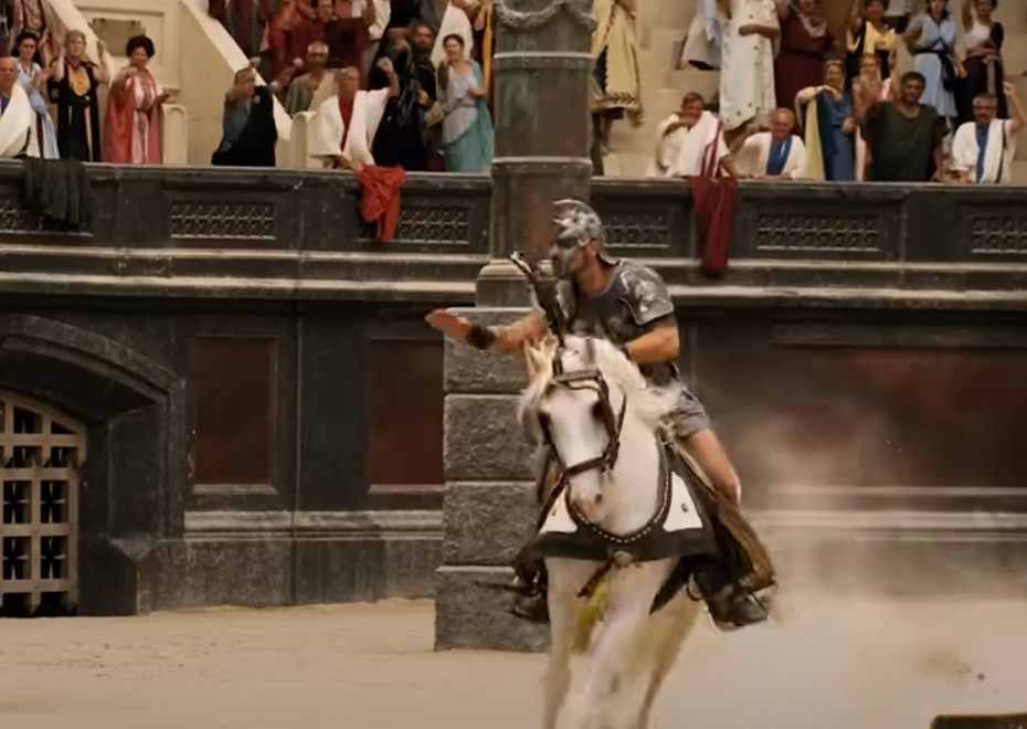 Screenshot from the movie Gladiator (2000)