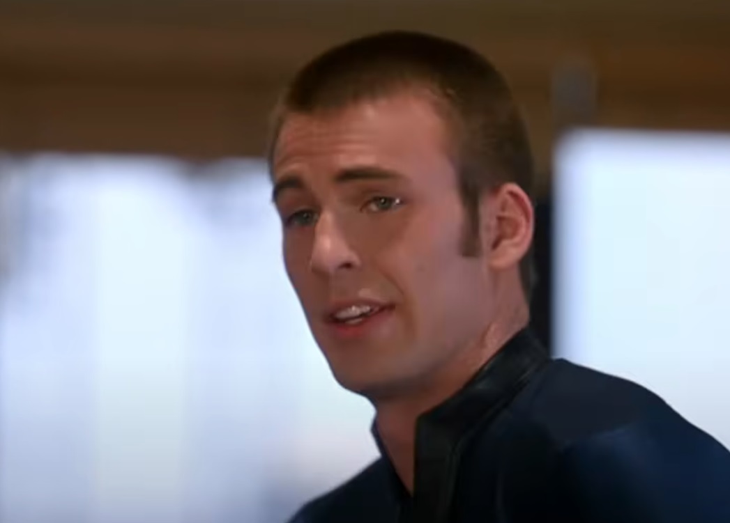 A visually captivating still taken from a pivotal moment in the film Fantastic Four (2005)