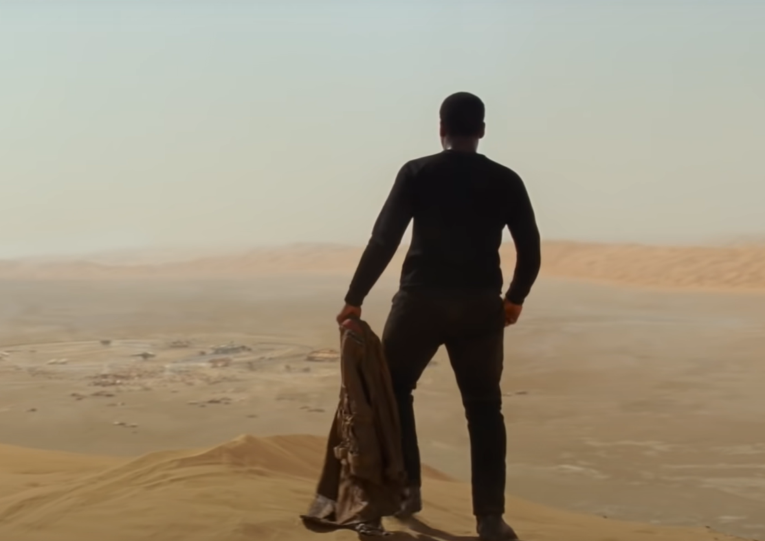 Screenshot of the movie Star Wars: Episode VII - The Force Awakens
