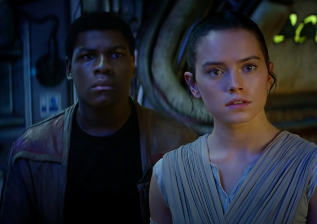 Screenshot of the movie Star Wars: Episode VII - The Force Awakens
